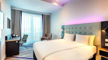 Habitación doble estándar | Insonorización, tabla de planchar con plancha y wifi gratis