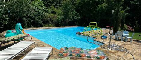 Udendørs pool, opvarmet pool