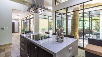 Deluxe-Villa | Eigene Küche | Kühlschrank, Mikrowelle, Ofen, Toaster