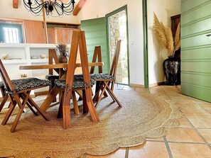 Dining - CASALENA house, with swimming pool and sea view, sleeps 8. (Lumio)