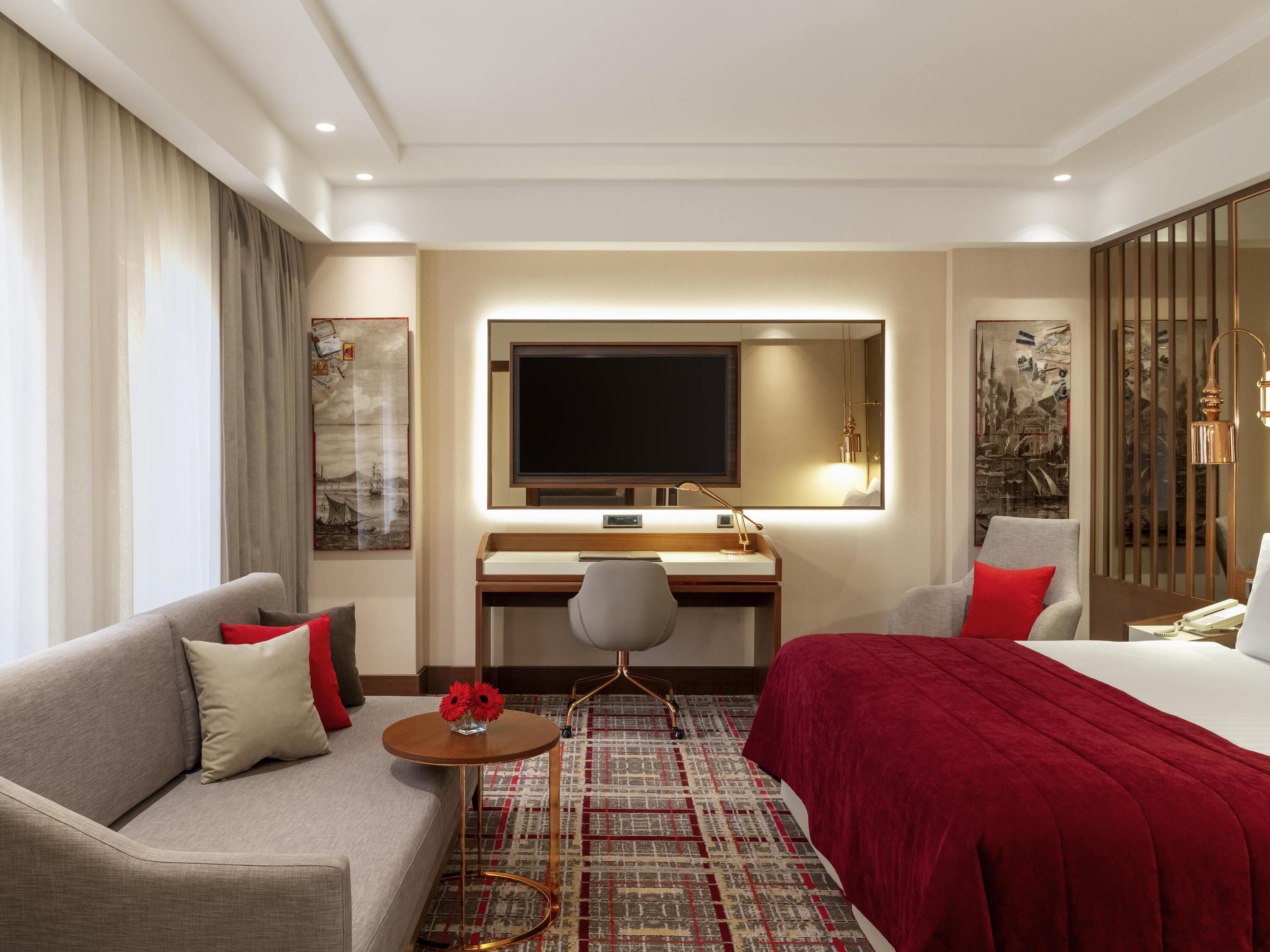 Skrivebord, lydisolering, gratis Wi-Fi, sengetøj