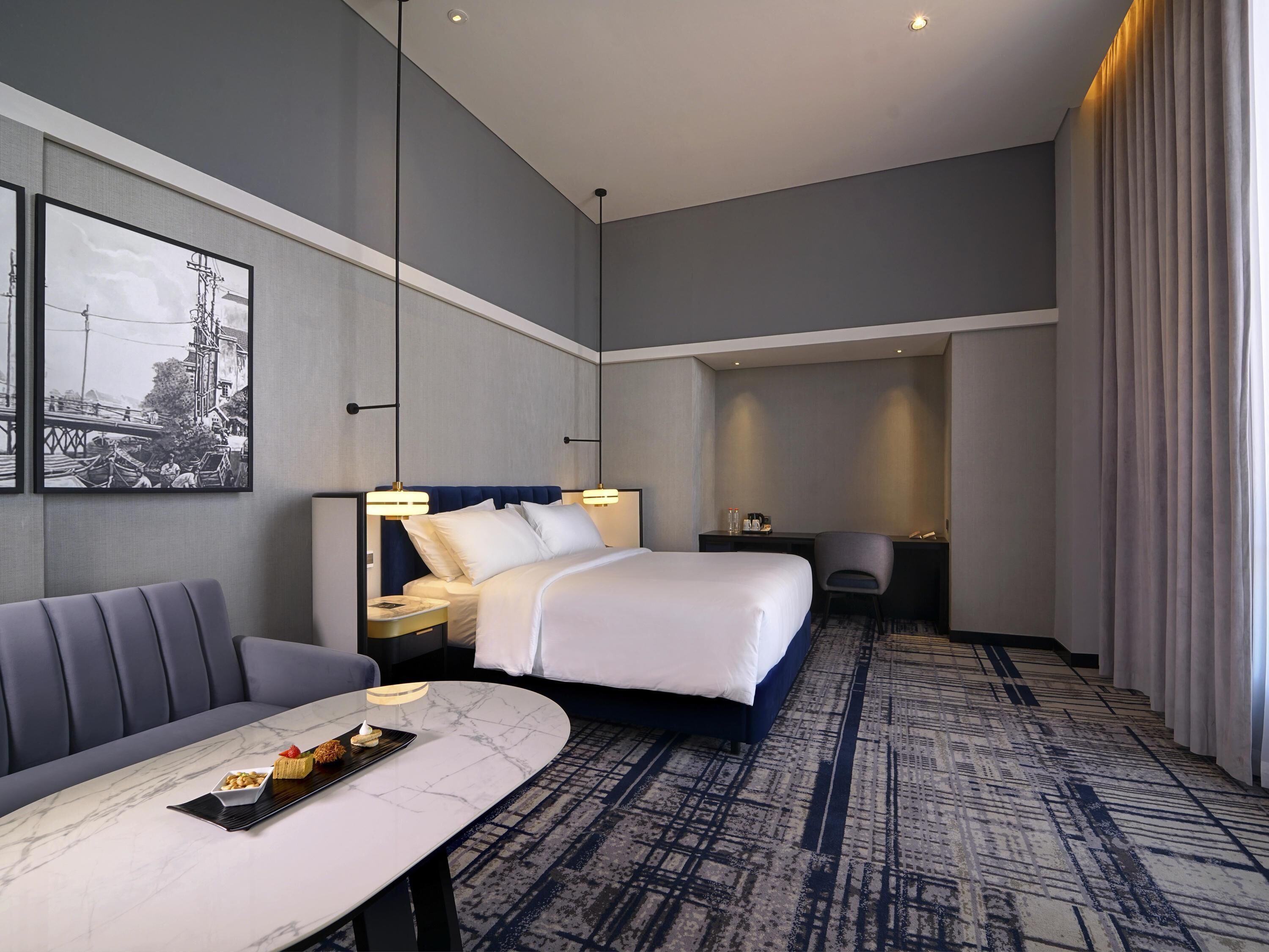 Suite Deluxe, 1 lit double | Literie de qualité supérieure, minibar, coffres-forts dans les chambres