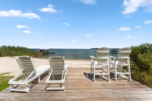 Vlak bij het strand, strandlakens