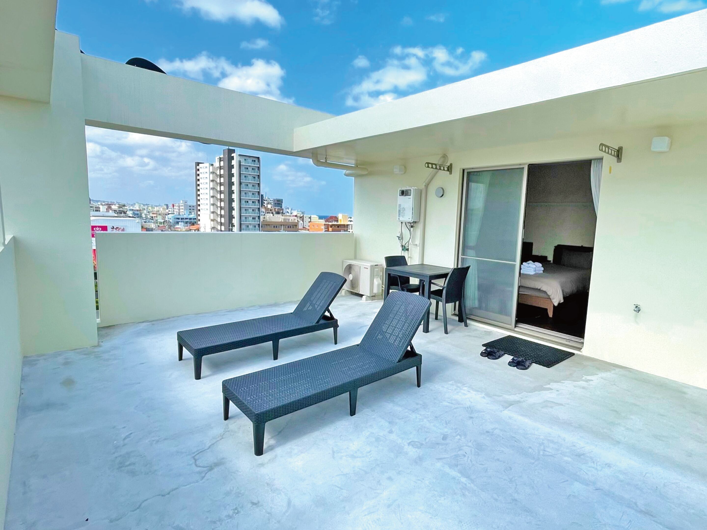 小型双床房, 无烟房 | 露台