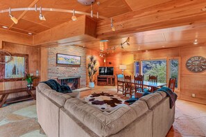 Smart TV, lareira, monitores de computador