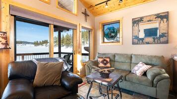 TV connectée, cheminée