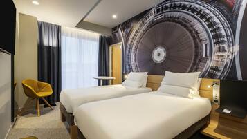 Premium bedding, pillowtop beds, minibar, in-room safe