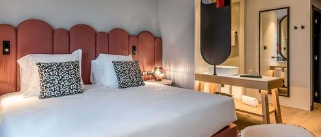 Down comforters, Select Comfort beds, minibar, in-room safe