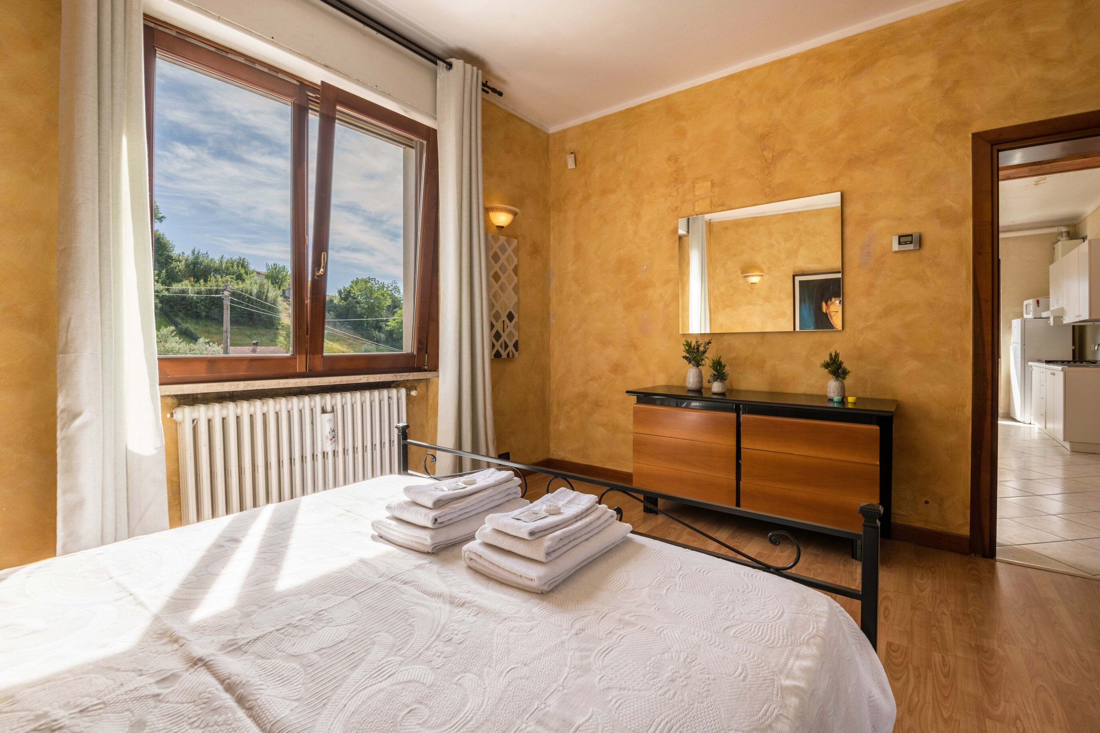 1 Schlafzimmer, Bügeleisen/Bügelbrett, kostenloses WLAN, Bettwäsche