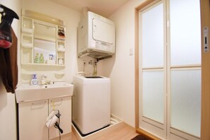 Standard Apartment, Non Smoking | Bathroom | Separate tub and shower, free toiletries, hair dryer, electronic bidet - Chamomile Nishimachi 203 (Naha)