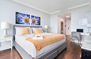 Strykejern/-brett, reiseseng for barn, wi-fi og sengetøy