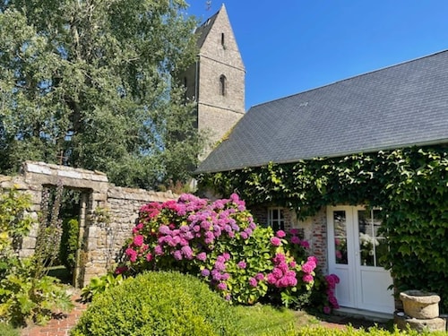 Ferienhaus in Houtteville mit Garten
