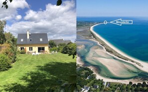 On the beach - Pointe de Mousterlin: Direct access to the beach (Fouesnant)