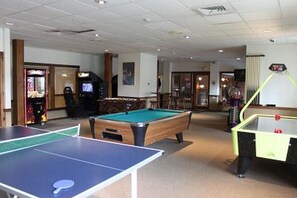 Enjoy a game of pool, ping pong, or foosball in our recreational area.