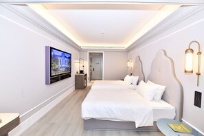 Minibar, laptop workspace, free WiFi, bed sheets