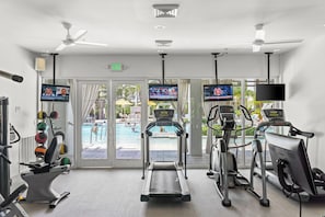 Fitness facility - Unit 321 @ The Pointe | Resort Pool + Hot Tub | Grills, Fire Pit, & Restaurant (Rosemary Beach)