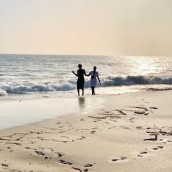 Vista spiaggia/mare