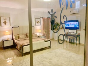 Luxury-Zimmer, 1 Schlafzimmer, Strandblick