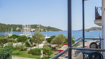 Blick vom Balkon
