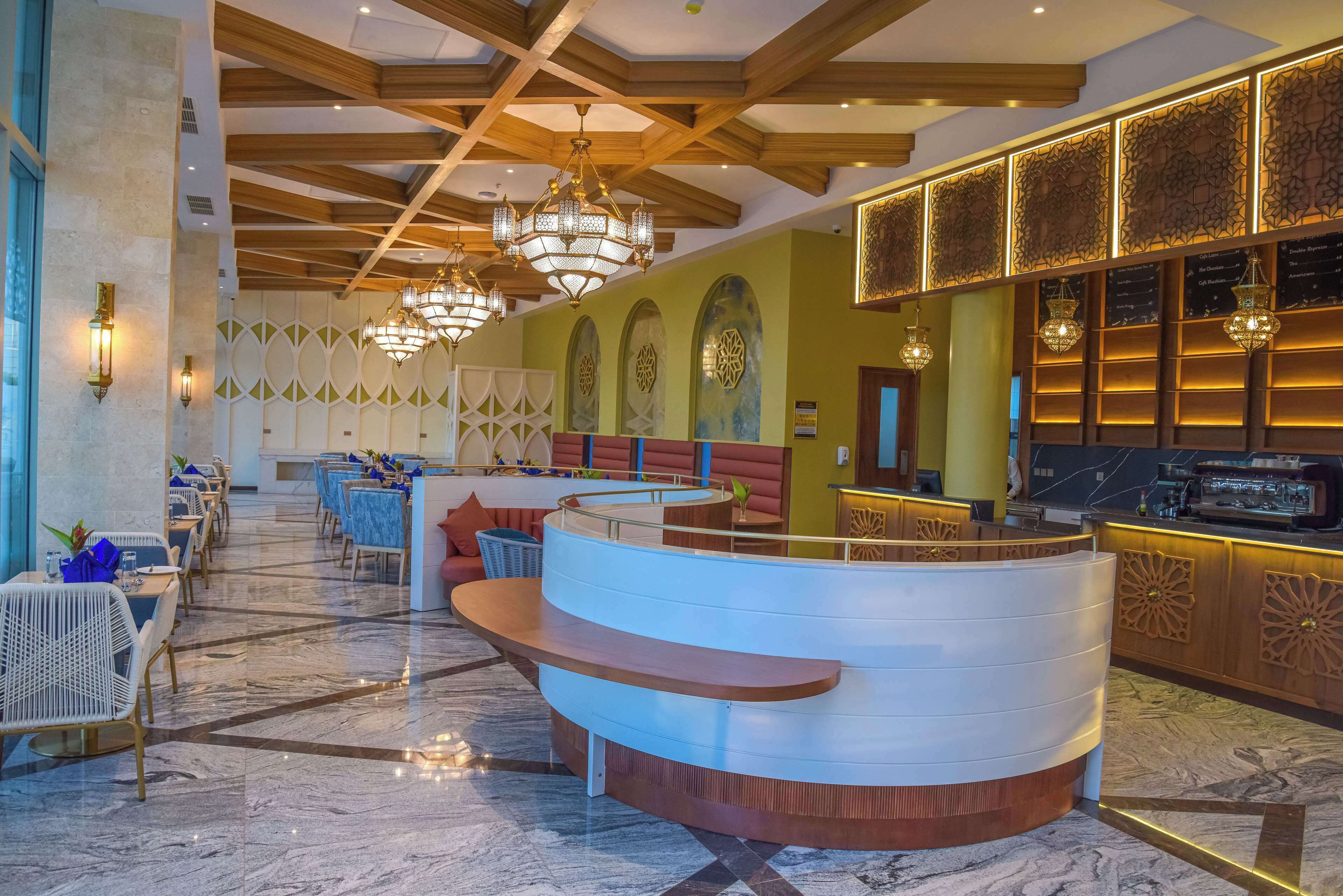 2 restaurants, breakfast, lunch, dinner served; international cuisine