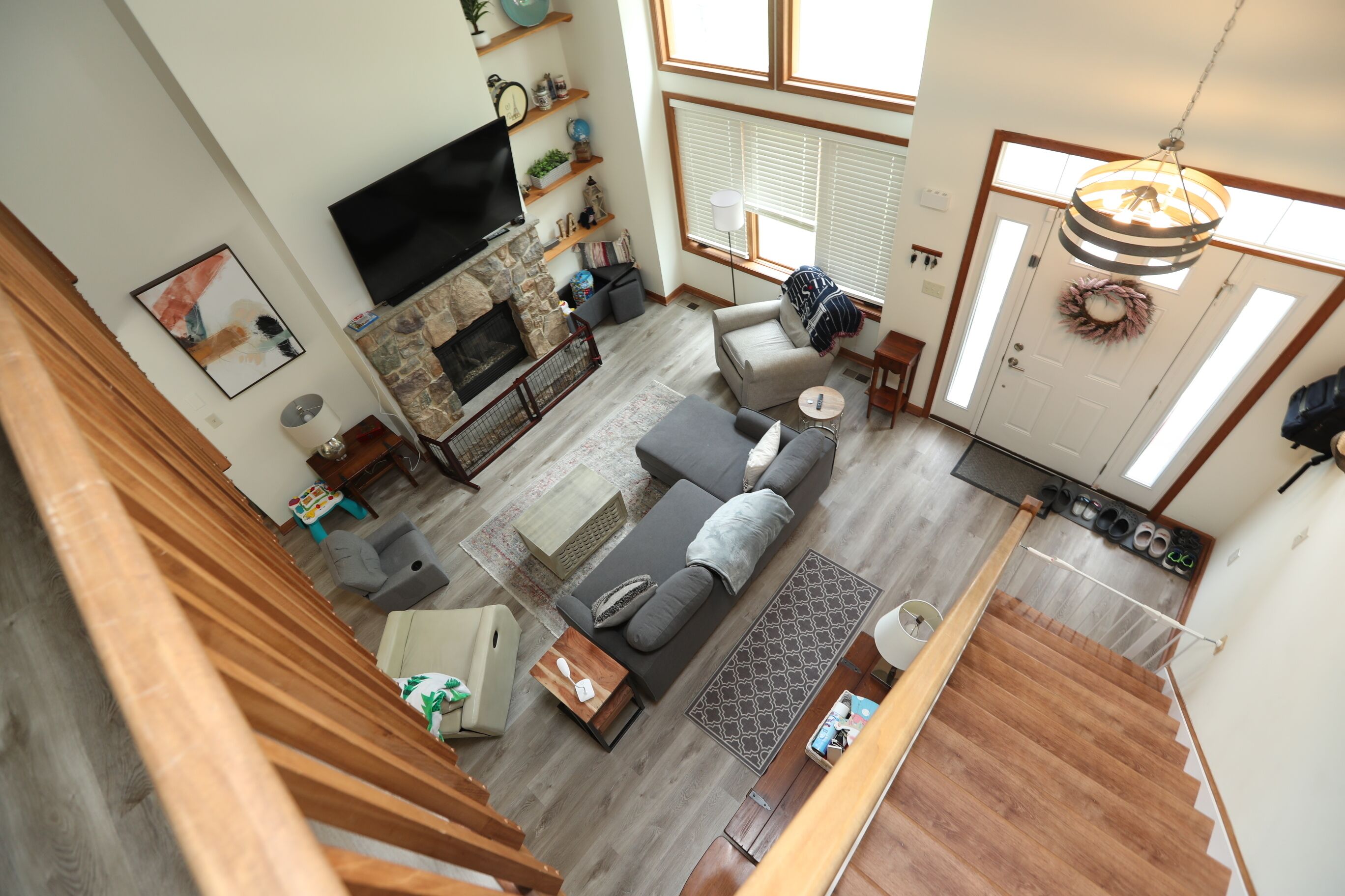 Family indoor/outdoor oasis in private community in the woods