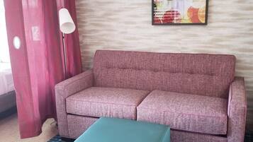 Deluxe-Einzelzimmer, 1Â King-Bett | Wohnbereich