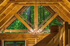 Interior - Fall Foliage Log Cabin! Hot Tub, Game Room, & Mtn Views! 5 min to Gatlinburg (Gatlinburg)