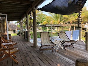 Terrace/patio - Un lugar para descansar en familia, sin el bullicio de la ciudad. (Santa Rosa)