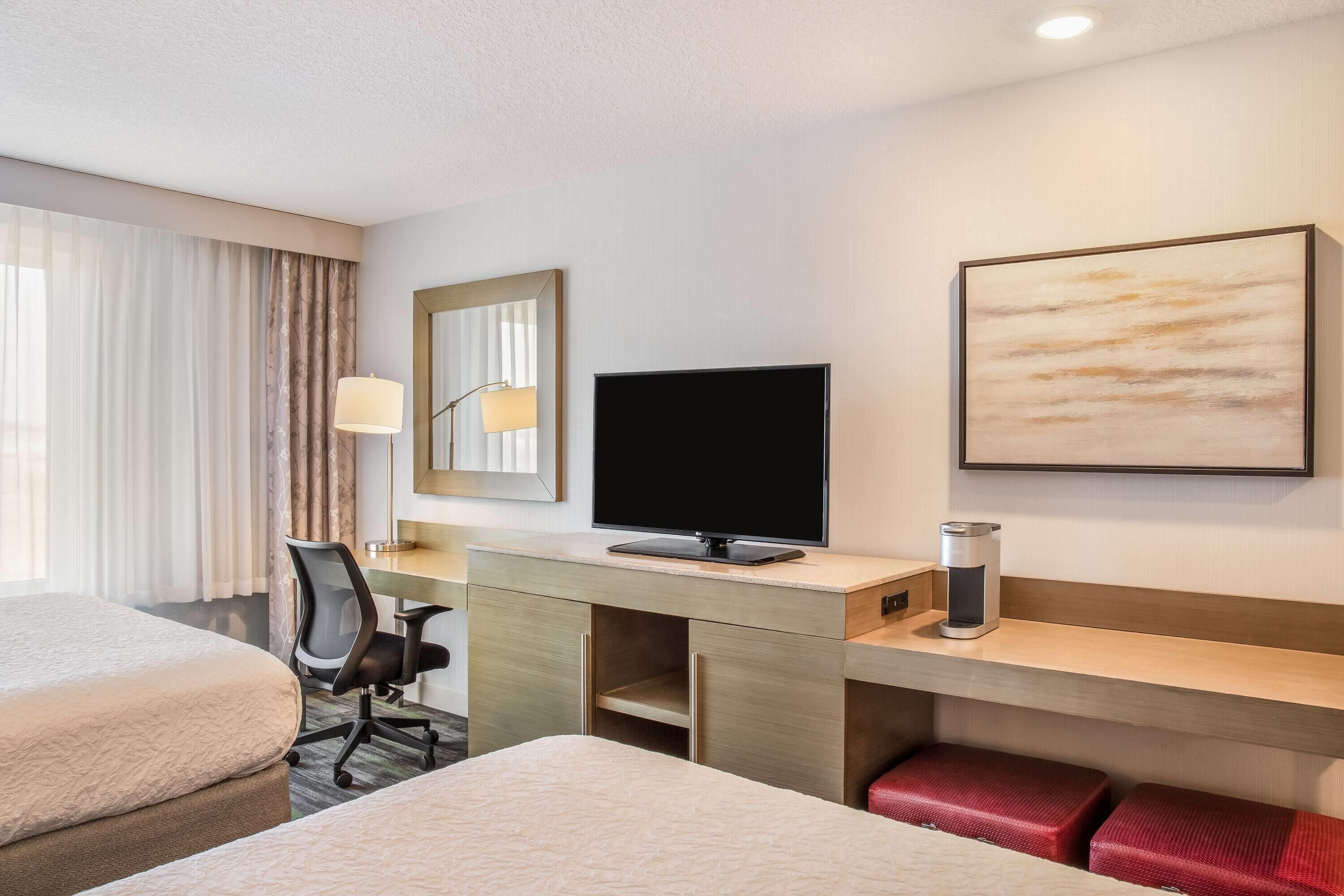 Room, 2 Queen Beds, Non Smoking | Free WiFi, bed sheets