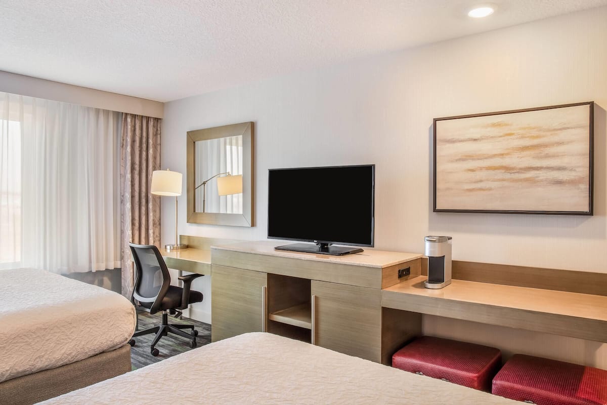 Room, 2 Queen Beds, Non Smoking | 1 bedroom, free WiFi, bed sheets