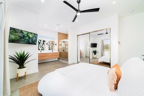 3 soverom, strykejern/-brett, reiseseng for barn og wi-fi (inkludert)