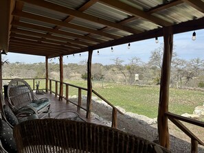 Terrace/patio - Arrowhead Cabin at Wolf Creek Guest Ranch (Fredericksburg)