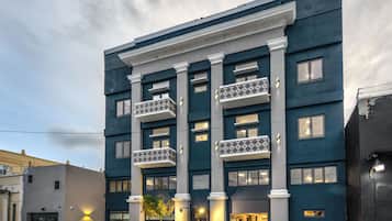 Fassade der Unterkunft
