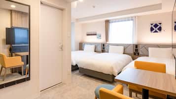 Standard Room, 3 Twin Beds, Non Smoking | In-room safe, desk, soundproofing, free WiFi