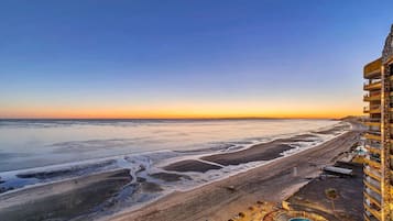 Vlak bij het strand