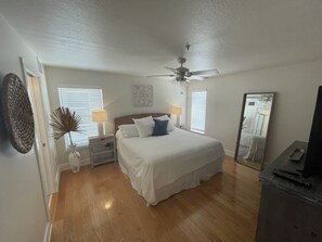 2 bedrooms, iron/ironing board, travel crib, free WiFi