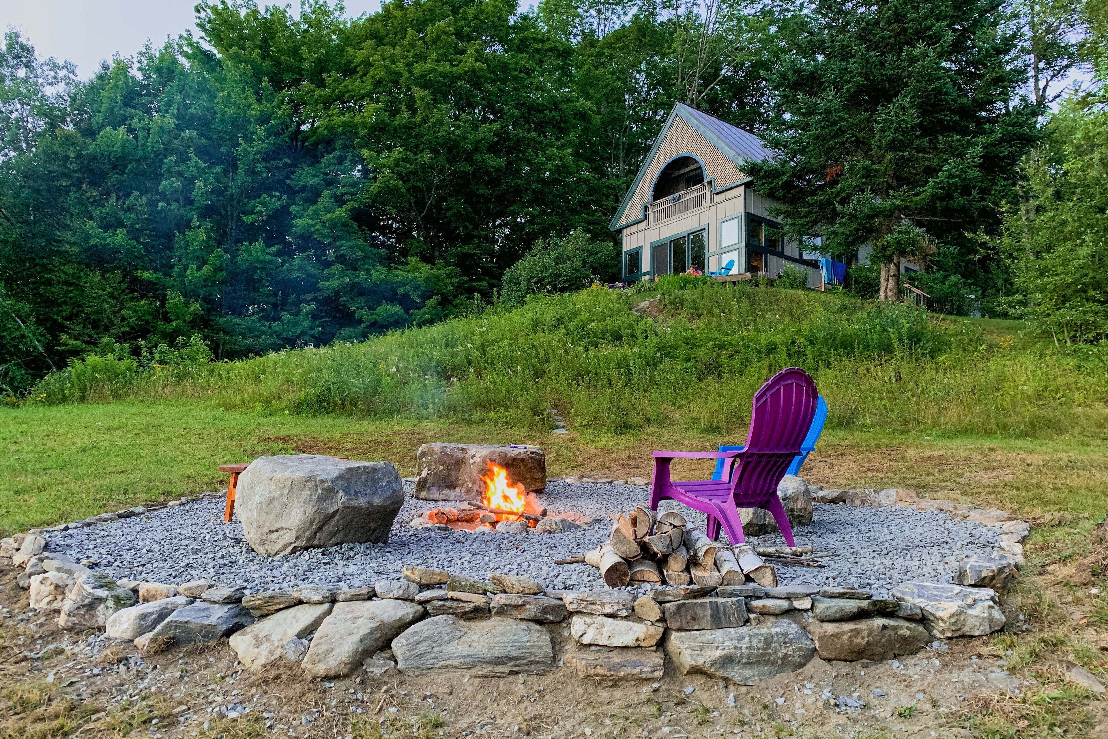 Delightful Retreat W/ Firepit, Wooded Surroundings, and Free WiFi