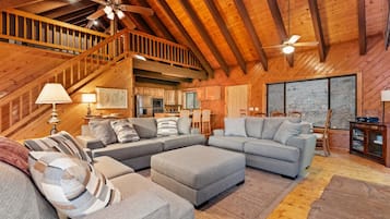 Fernseher, Kamin, Videospiele, Stereoanlage