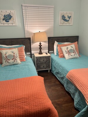 3 bedrooms, iron/ironing board, travel cot, WiFi