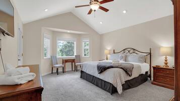 3 chambres, coffres-forts dans les chambres, bureau