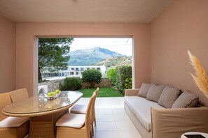 Blick von der Unterkunft