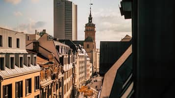 Blick von der Unterkunft