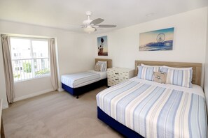 2 makuuhuonetta, silitysrauta/-lauta, vauvan matkasänky, ilmainen Wi-Fi