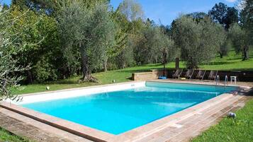 Schwimmbad des Ferienhauses