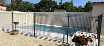 La Treille Ardèche Samzpon private pool air conditioning quiet space countryside