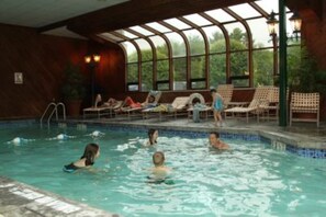 Indoor pool, a heated pool