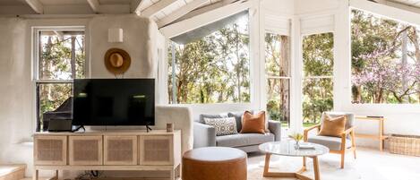 تلفزيون، مدفأة