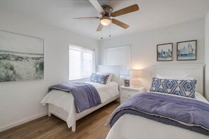 2 bedrooms, iron/ironing board, free WiFi, bed sheets