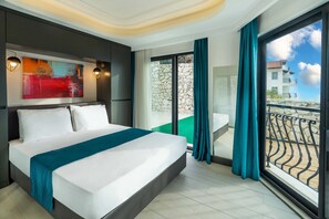 Junior Room, Terrace, Sea View