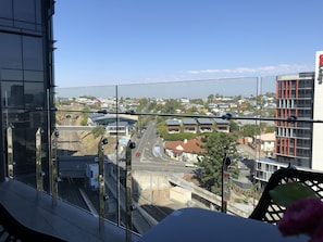 Experience the city from a new perspective with expansive views of the urban landscape from our high-rise building.